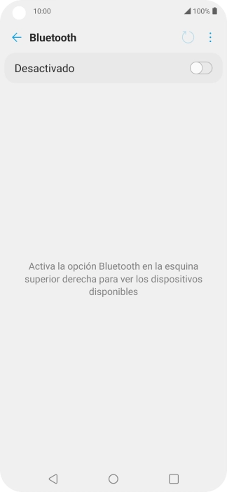 Pulsa el indicador para activar la función.