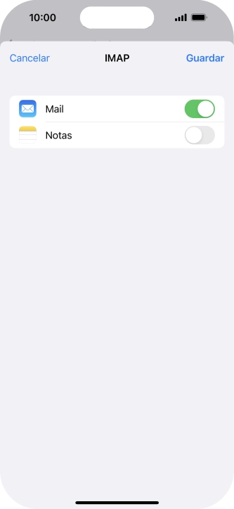Pulsa Guardar. Ahora se ha configurado tu cuenta de correo electrónico. Si deseas seleccionar más ajustes del servidor de correo de entrada o de salida, continúa con los pasos siguientes.