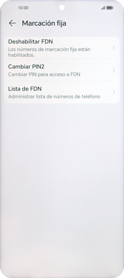 Pulsa Deshabilitar FDN.