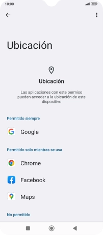 Pulsa la app deseada.