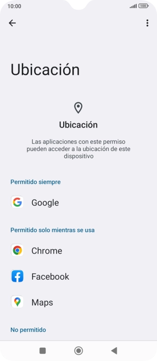 Pulsa la app deseada.