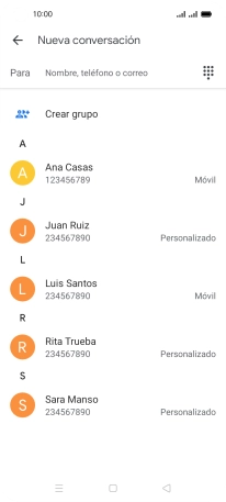 Pulsa en el campo junto a 