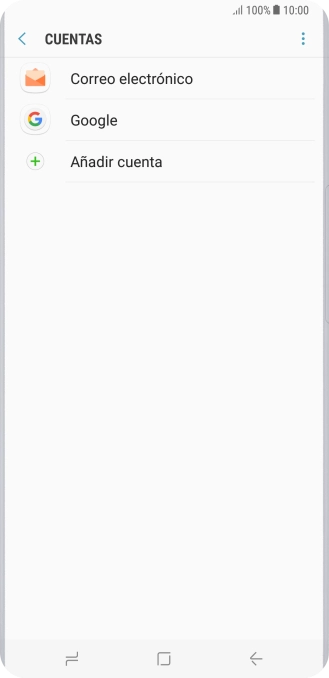 Si aparece en la pantalla esta imagen, tu cuenta de correo electrónico ha sido reconocida y configurada automáticamente. Sigue las indicaciones de la pantalla para introducir más información y terminar la configuración.