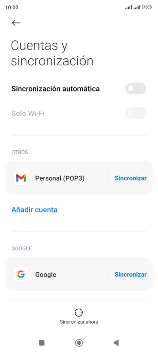 Pulsa el indicador junto a 