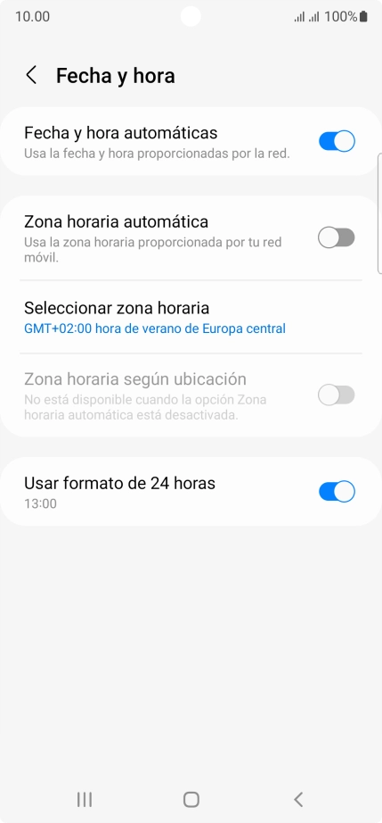 Pulsa la tecla de inicio para terminar y regresar a la pantalla de inicio.