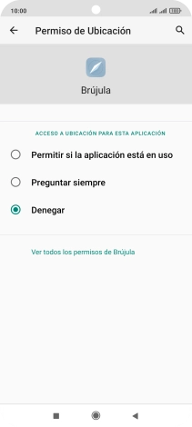 Pulsa el ajuste deseado.