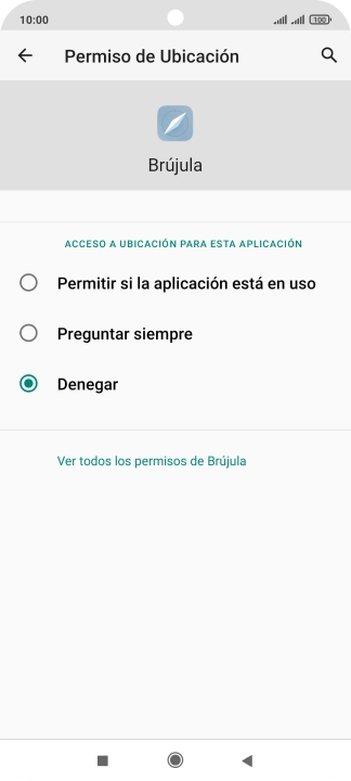 Pulsa el ajuste deseado.