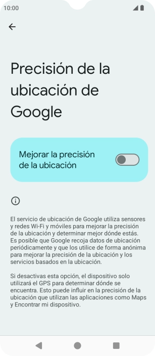 Si pulsas el indicador junto a 