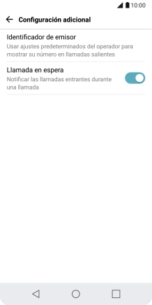 Pulsa el indicador junto a 