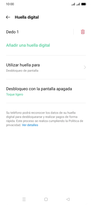 Pulsa la tecla de retroceso.