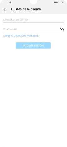 Pulsa Dirección de correo e introduce tu dirección de correo electrónico.