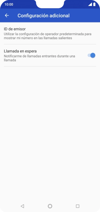 Pulsa el indicador junto a 