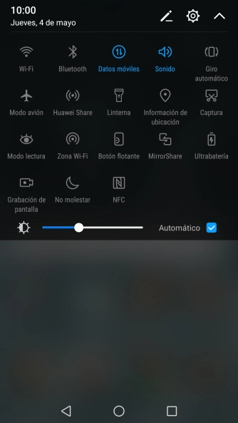 Pulsa Modo avión para activar o desactivar la función.