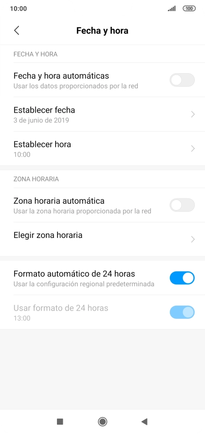 Pulsa el indicador junto a 
