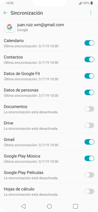 Pulsa la tecla de inicio para terminar y regresar a la pantalla de inicio.
