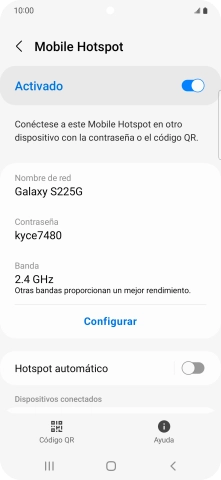 Pulsa la tecla de inicio para terminar y regresar a la pantalla de inicio.