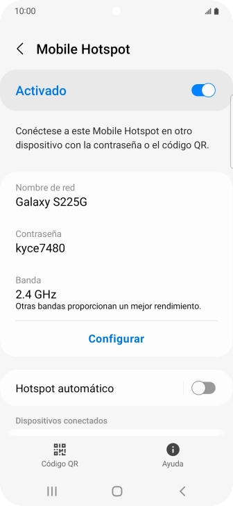 Pulsa la tecla de inicio para terminar y regresar a la pantalla de inicio.