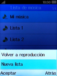 Selecciona Nueva lista.