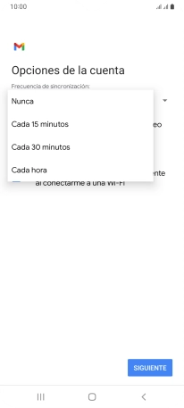 Pulsa el ajuste deseado.