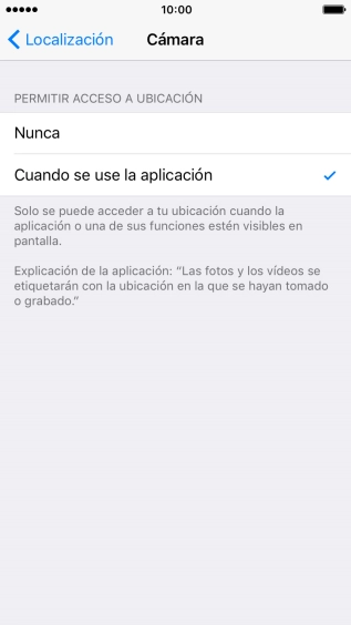 Pulsa el ajuste deseado para activar o desactivar la función.