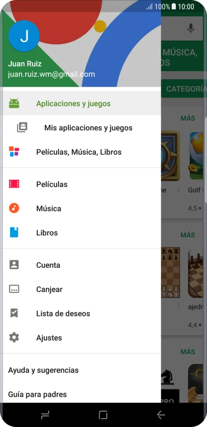 Pulsa Mis aplicaciones y juegos.