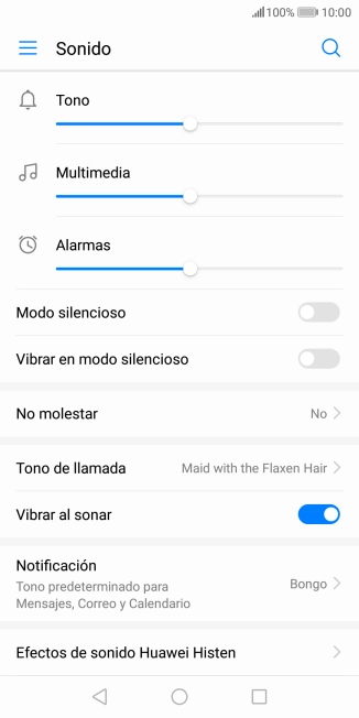 Pulsa la tecla de inicio para terminar y regresar a la pantalla de inicio.