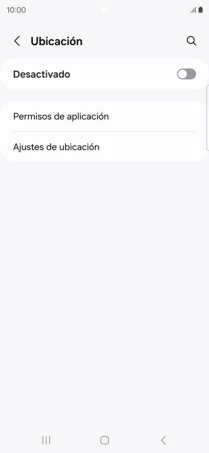 Pulsa el indicador para activar o desactivar la función.