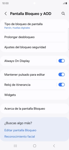 Pulsa Tipo de bloqueo de pantalla e introduce el código de seguridad extra que has creado anteriormente.