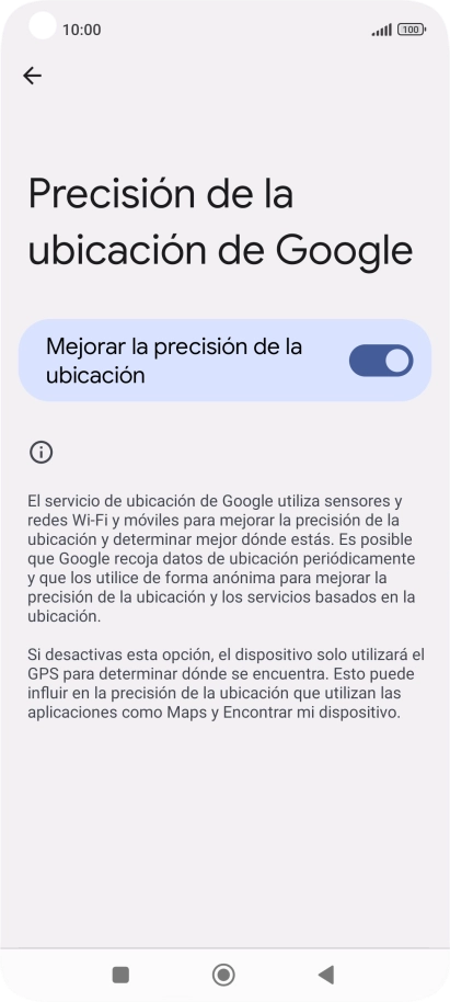 Si pulsas el indicador junto a 