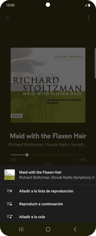 Pulsa Añadir a la lista de reproducción.