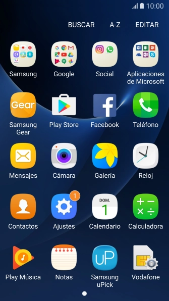 Pulsa Contactos.