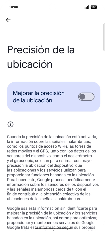 Si pulsas el indicador junto a 