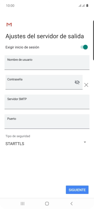 Pulsa el indicador junto a 