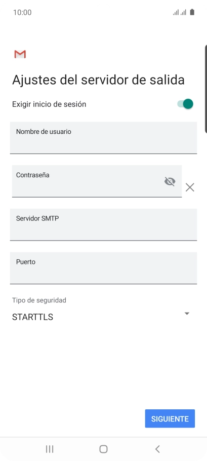 Pulsa el indicador junto a 