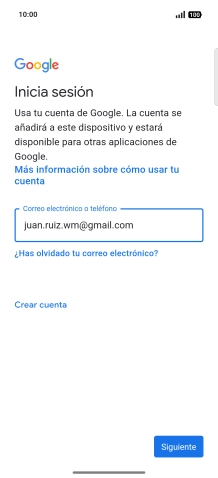 Pulsa Siguiente.