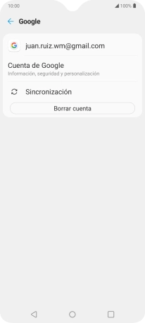 Pulsa Sincronización.