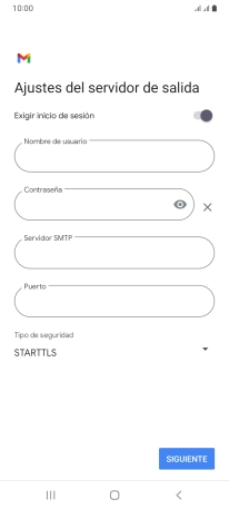 Pulsa el indicador junto a 