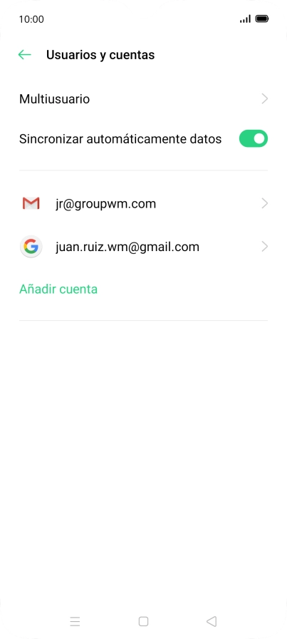 Pulsa la tecla de inicio para terminar y regresar a la pantalla de inicio.