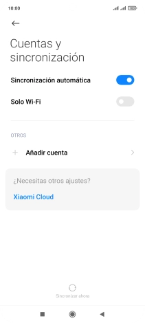 Pulsa Añadir cuenta.