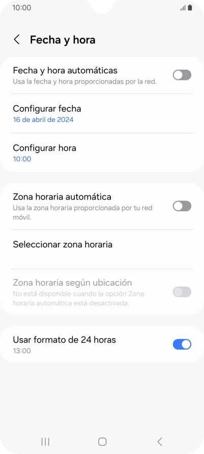 Pulsa el indicador junto a 