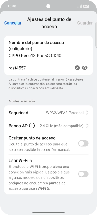 Pulsa en el campo bajo 