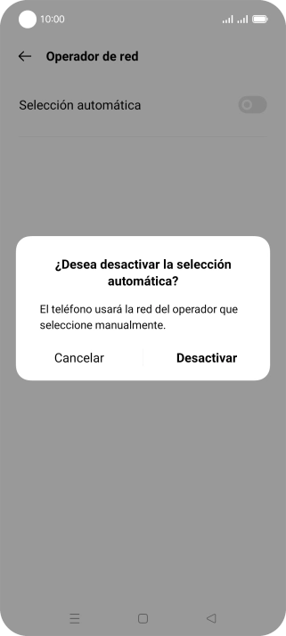 Pulsa Desactivar.