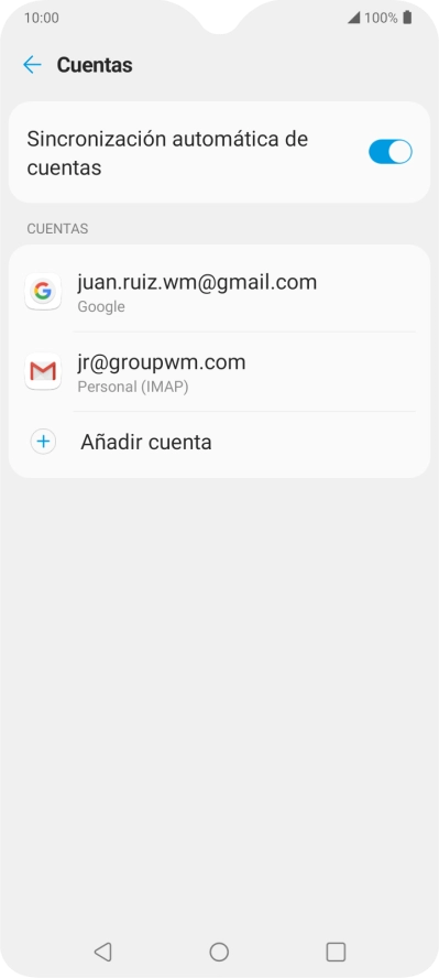 Pulsa la tecla de inicio para terminar y regresar a la pantalla de inicio.