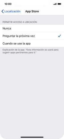 Pulsa el ajuste deseado para activar o desactivar la función.