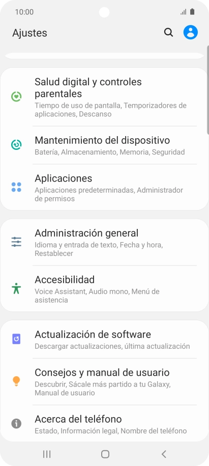Pulsa Aplicaciones.