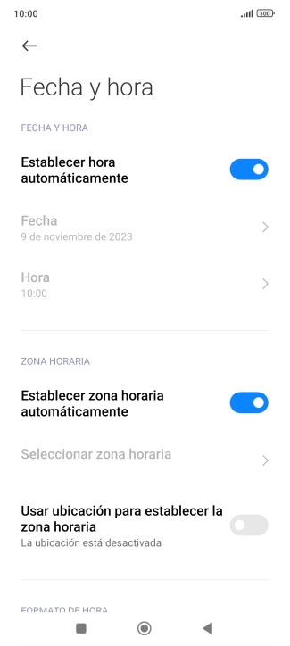 Pulsa la tecla de inicio para terminar y regresar a la pantalla de inicio.