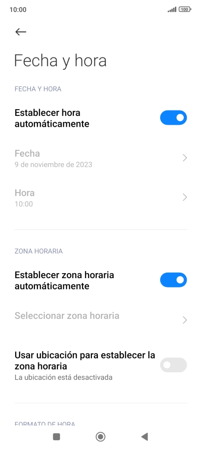 Pulsa la tecla de inicio para terminar y regresar a la pantalla de inicio.