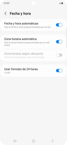 Pulsa la tecla de inicio para terminar y regresar a la pantalla de inicio.