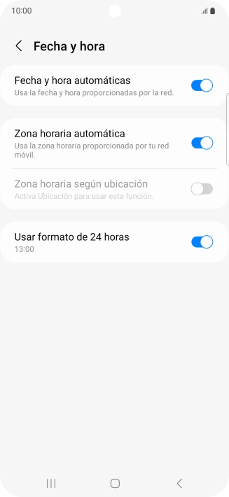 Pulsa la tecla de inicio para terminar y regresar a la pantalla de inicio.
