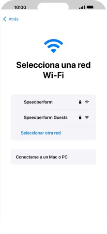 Pulsa la red wifi deseada.